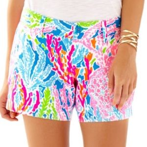 Lilly Pulitzer Callahan Shorts- Pink Cha Cha